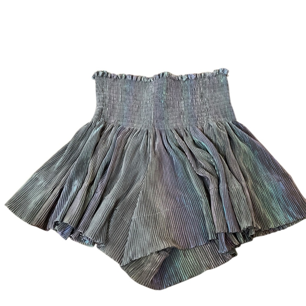 Queen of Sparkles “rainbow” flowy swing shorts